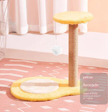 Durable Vertical Sisal Cat Scratching Post Toy