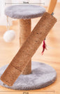 Durable Vertical Sisal Cat Scratching Post Toy