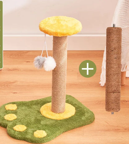 Durable Vertical Sisal Cat Scratching Post Toy