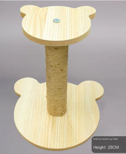 Durable Vertical Sisal Cat Scratching Post Toy
