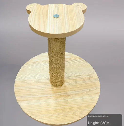 Durable Vertical Sisal Cat Scratching Post Toy
