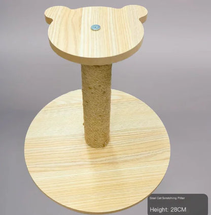Durable Vertical Sisal Cat Scratching Post Toy